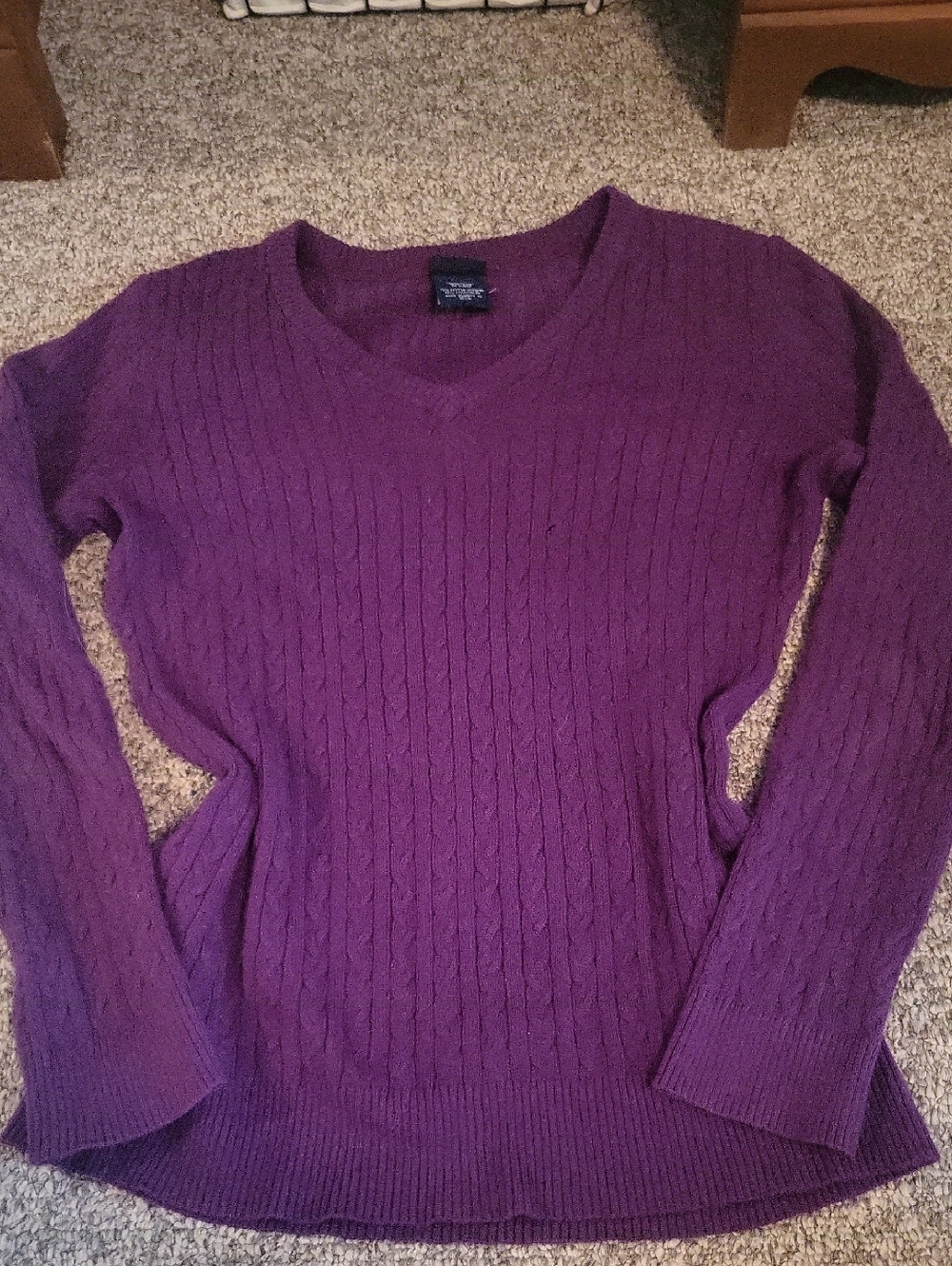Basic Editions Cable Knit Sweater